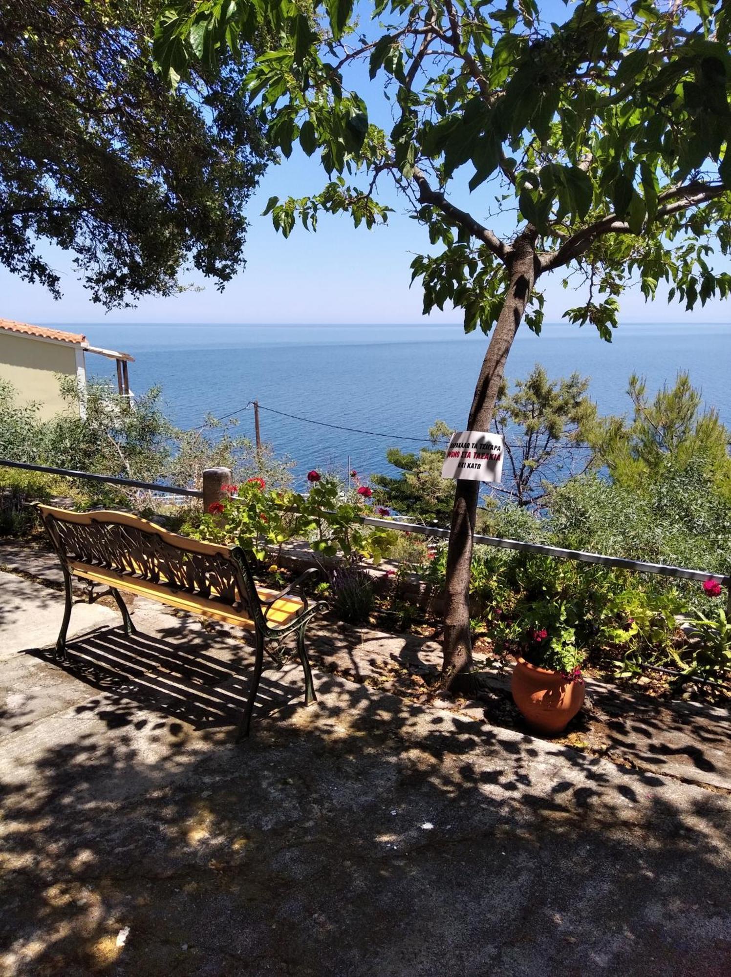 Ferienwohnung Andreas' House #Dialiskari4# Limniónas Exterior foto